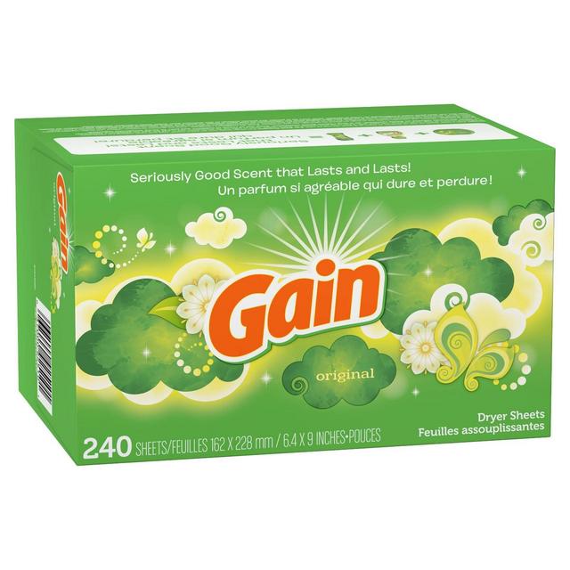 Gain Original Dryer Sheets - 240ct
