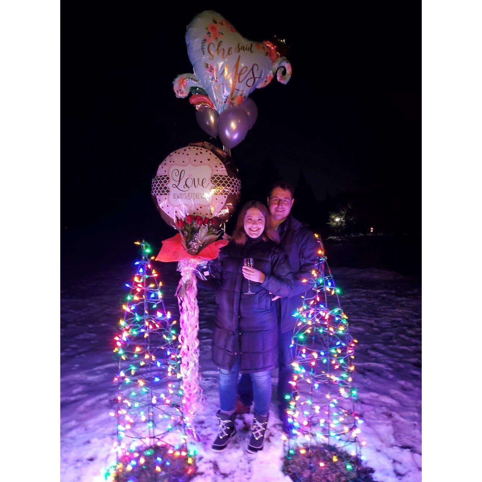 Our Engagement Night!
