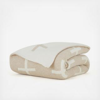 Cross Knit Throw