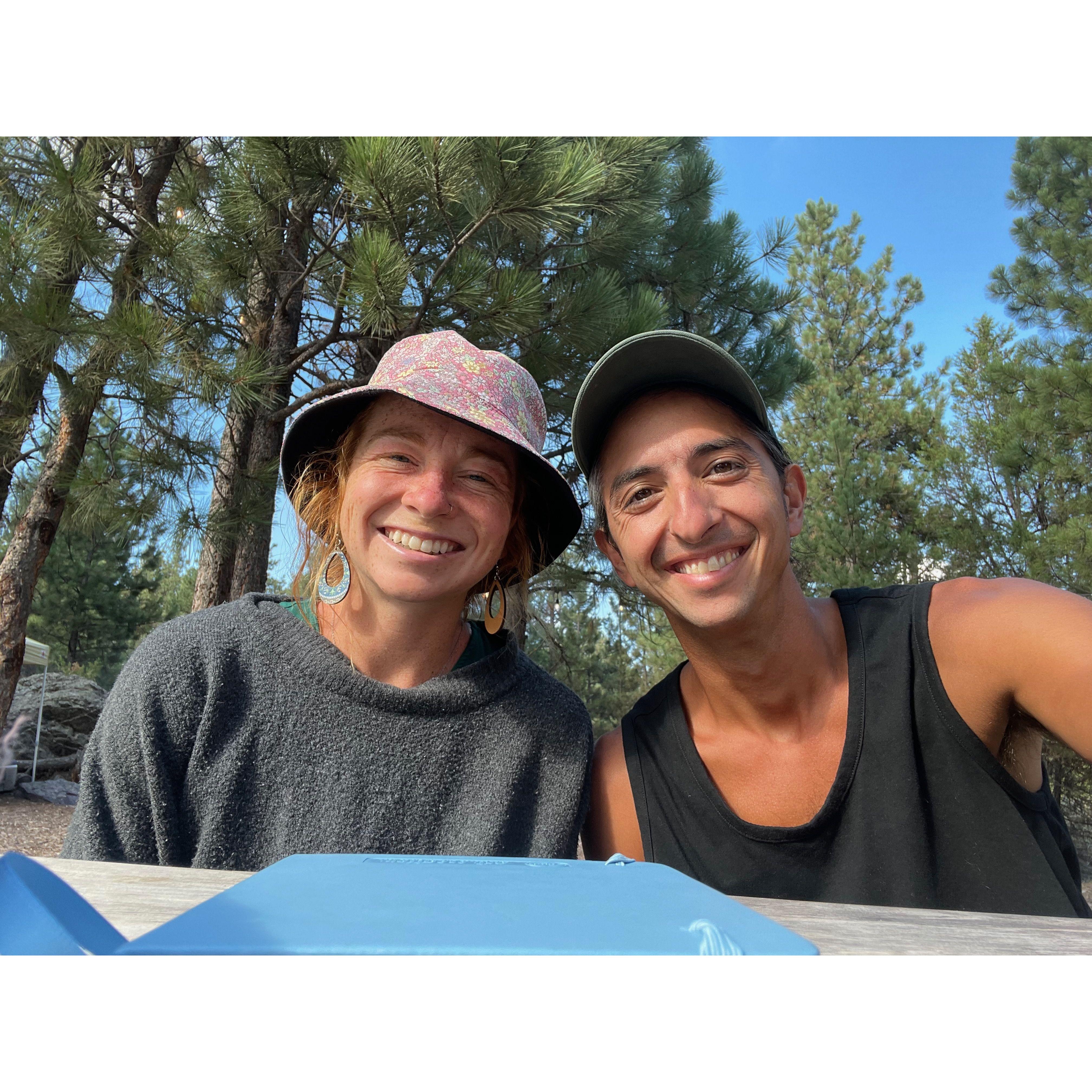 Just a couple happy humans