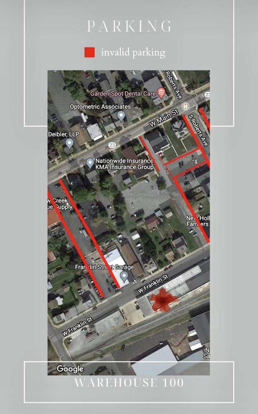 INVALID PARKING (red lines)