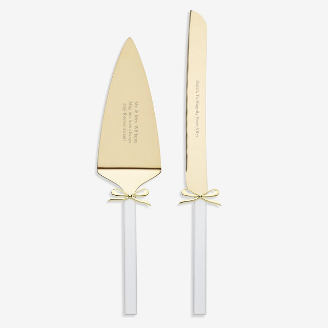 kate spade new york Engraved Happily Ever After Cake Server Set