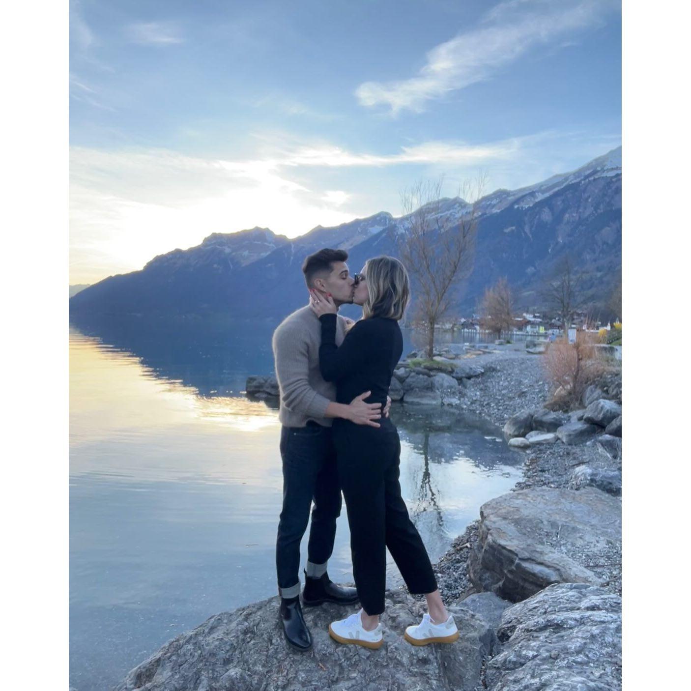 Celebrating 7 years together in Switzerland