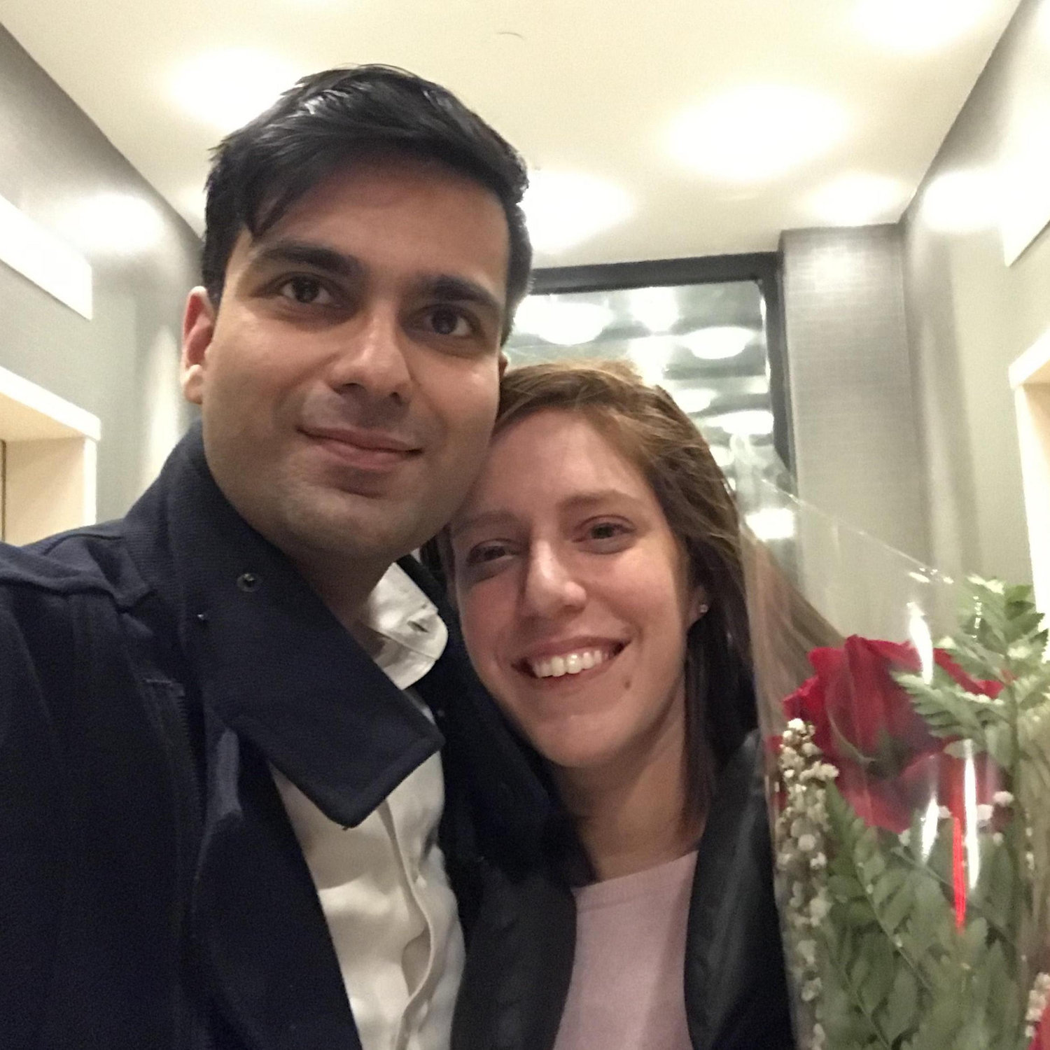 Emma and Mil after a Valentines date! ❤️
