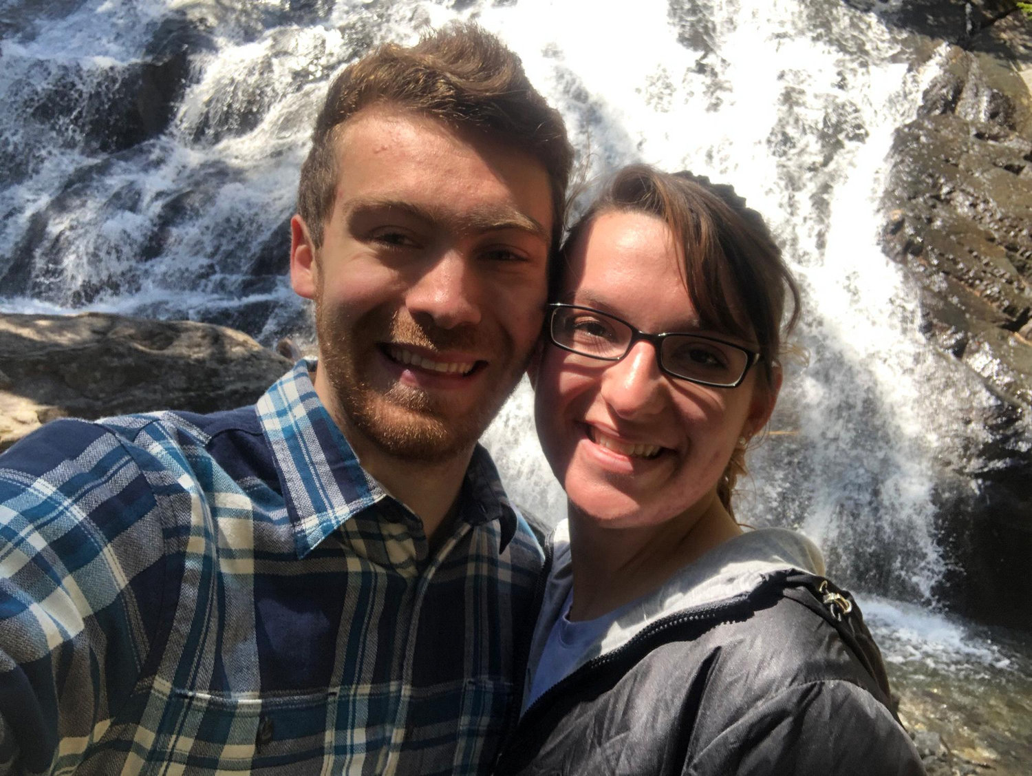 April 25, 2020. Hiking in Maine.