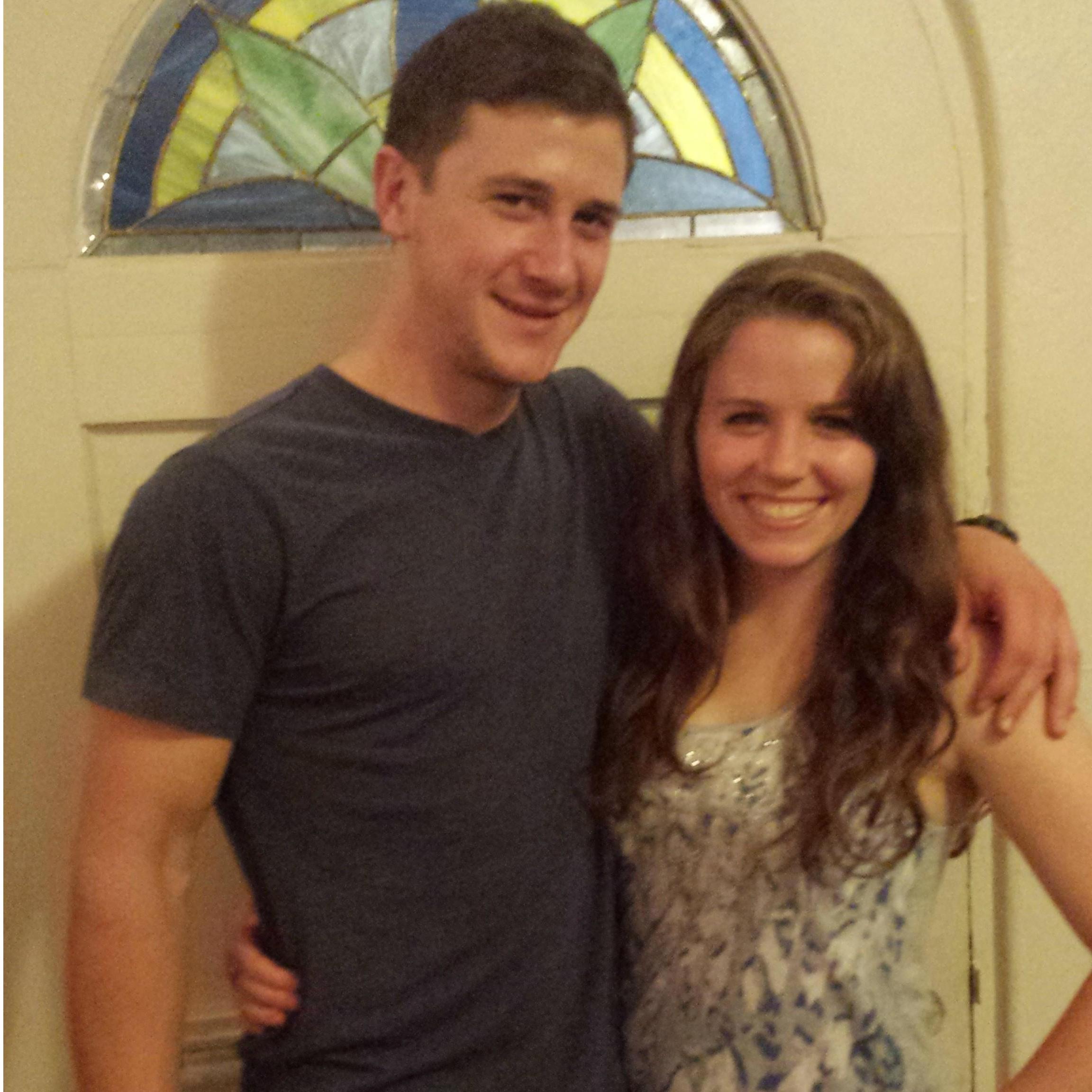 One of our first photos together!