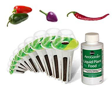 AeroGarden Spicy Chili Pepper Variety Seed Pod Kit