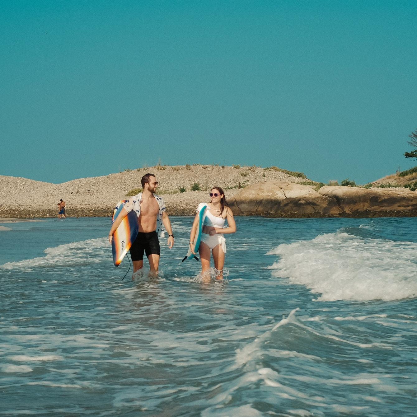 We met in Costa Rica surfing back in 2018