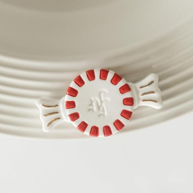 Nora Fleming Peppermint Dreams (Peppermint) - Hand-Painted Ceramic Christmas Decor - Winter Minis for The Home and Office