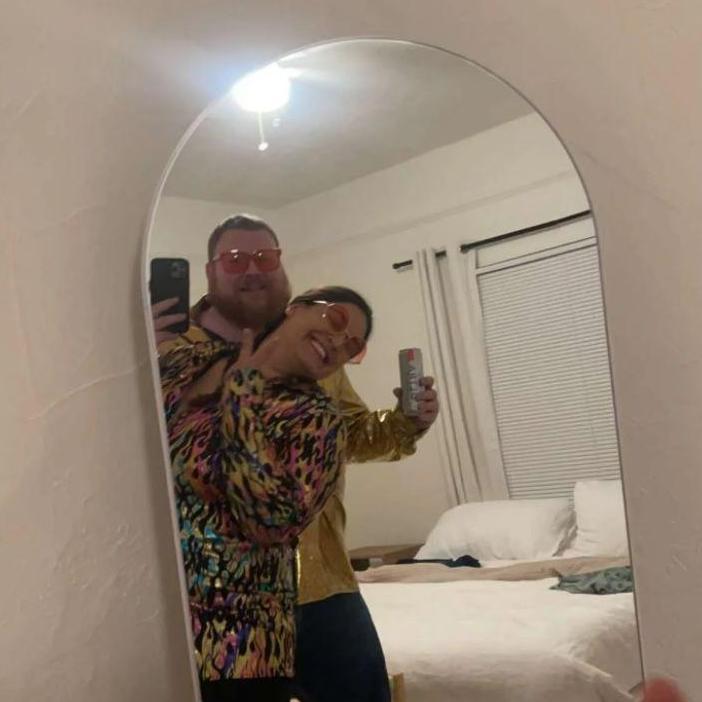 Rocking out Elton style–because every love deserves a little sparkle.