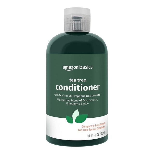 Amazon Basics Tea Tree Conditioner with Peppermint and Lavender, 10.14 Fl Oz, Pack of 1