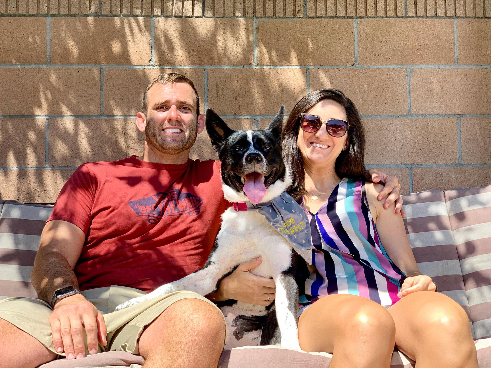 Our little Family: Dimitri, Donut and Gina