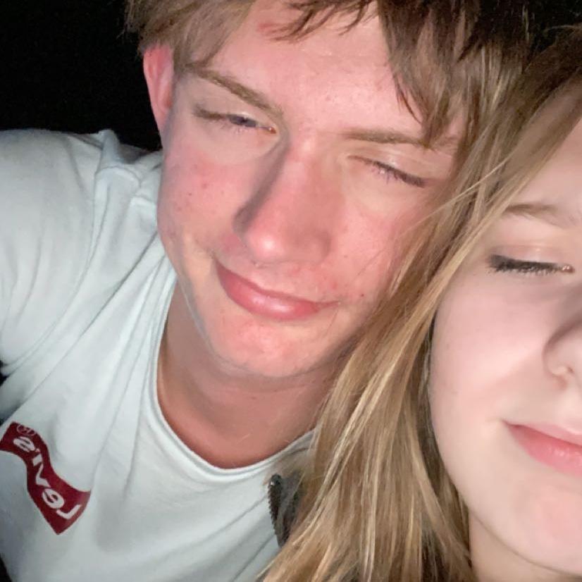One of our first selfies together!