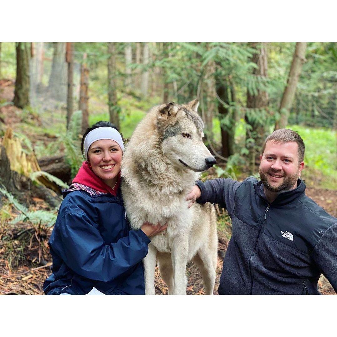 Yep, that's real! There's a wolf reserve right in the heart of Anacortes, home to some famous wolves from Game of Thrones. We loved this unique experience