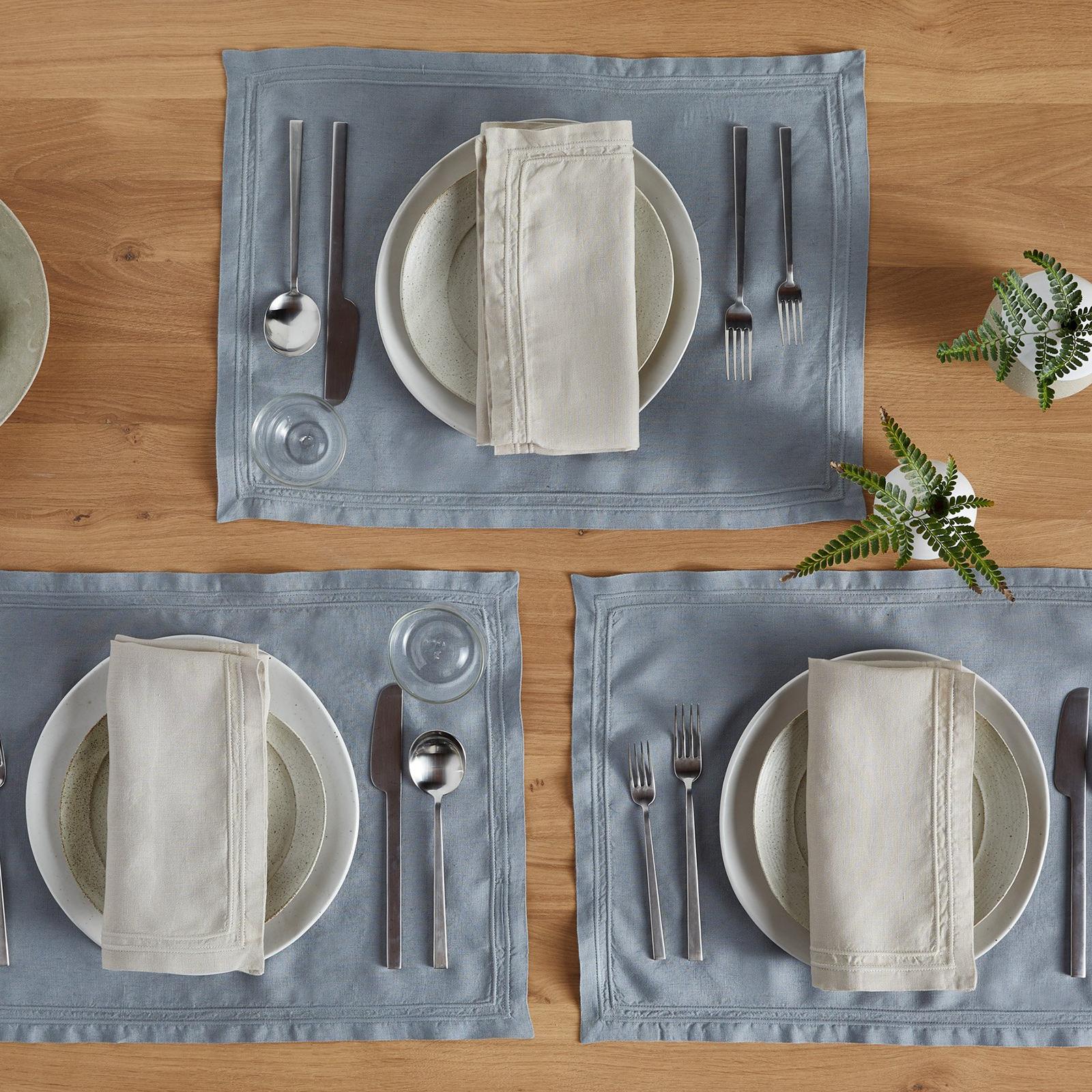 Parachute, Washed Linen Placemat, Set of 2 Zola