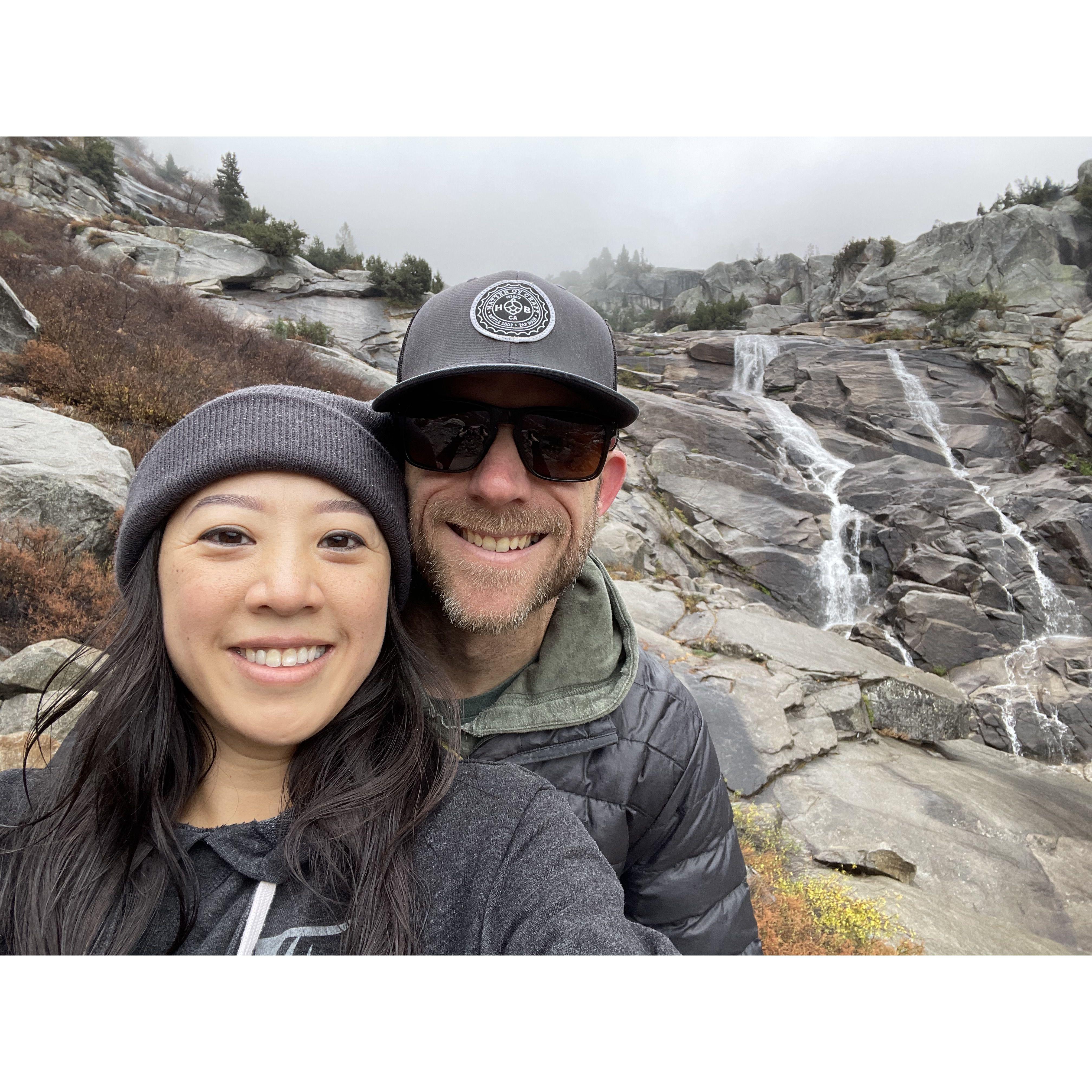 Chris and Kathy took a trip to Sequoia National Park to celebrate his birthday.