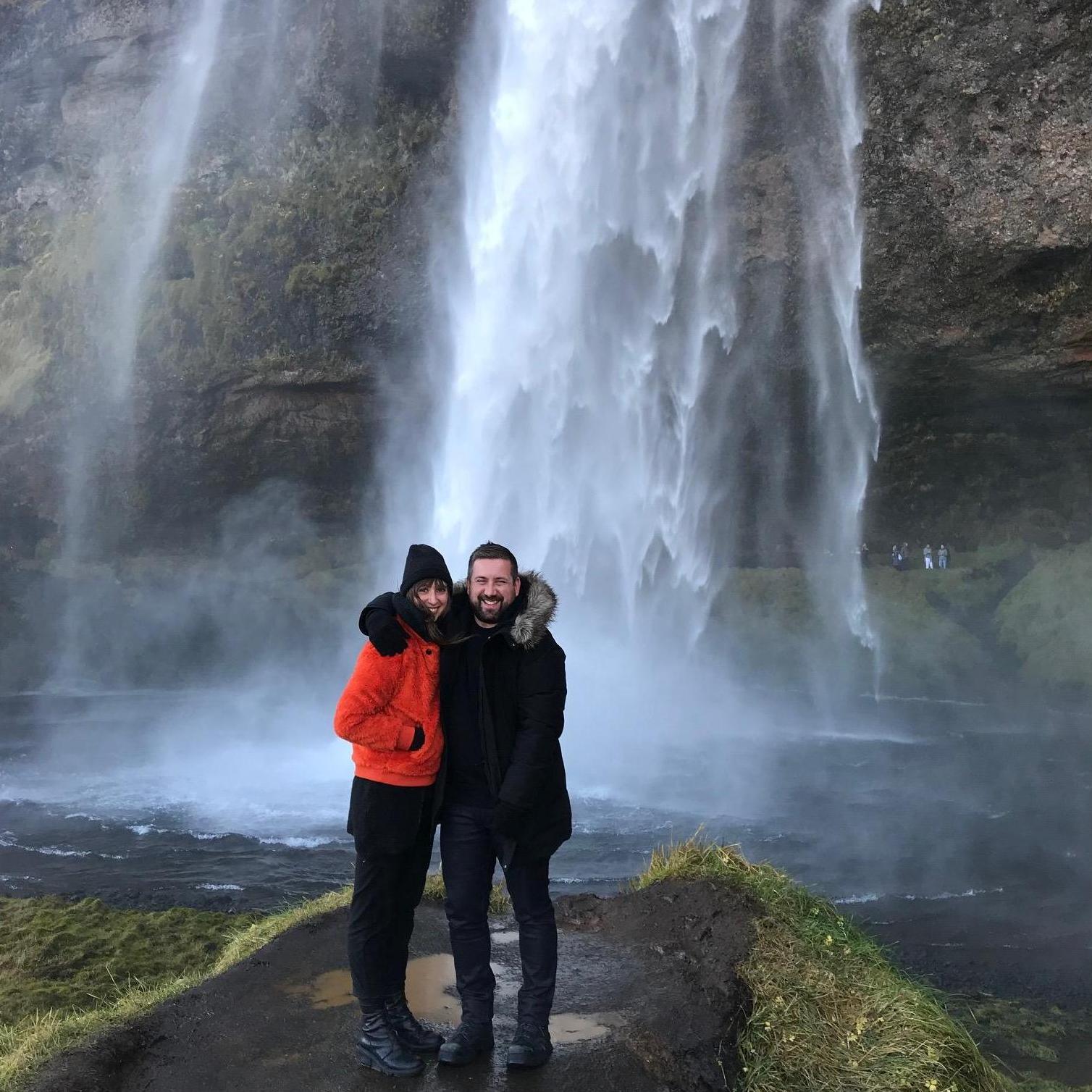 Greg acting super weird and quiet at our last stop before he proposed.
Iceland, Oct. 2017