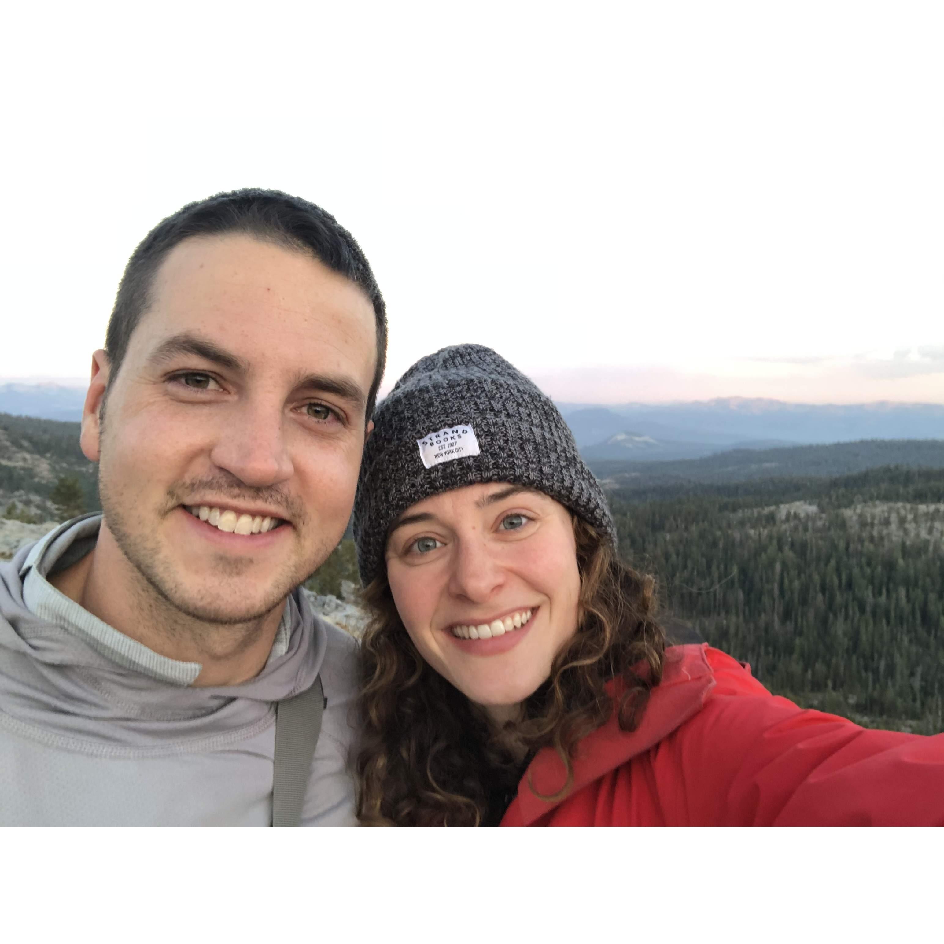 Post McKenzie's first (proper) 6-day hiking trip with Bryan