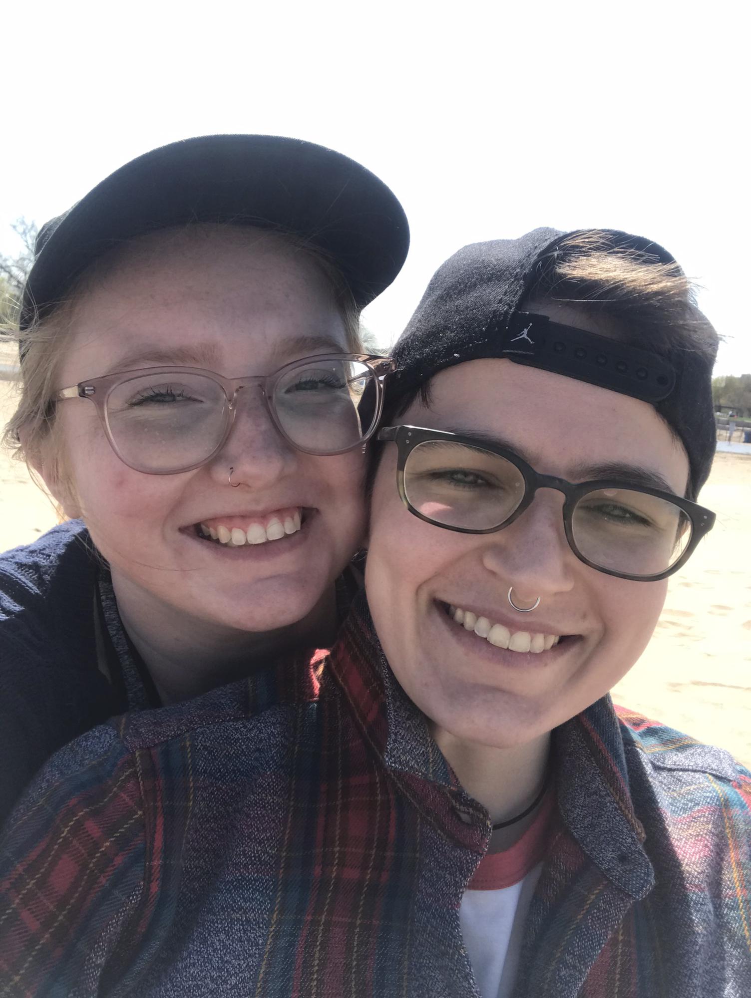 After biking to the beach on Eleni's birthday in 2017!