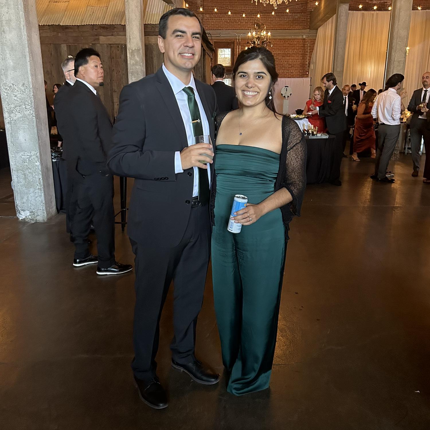 Celebrating Bernie and Chris’s wedding