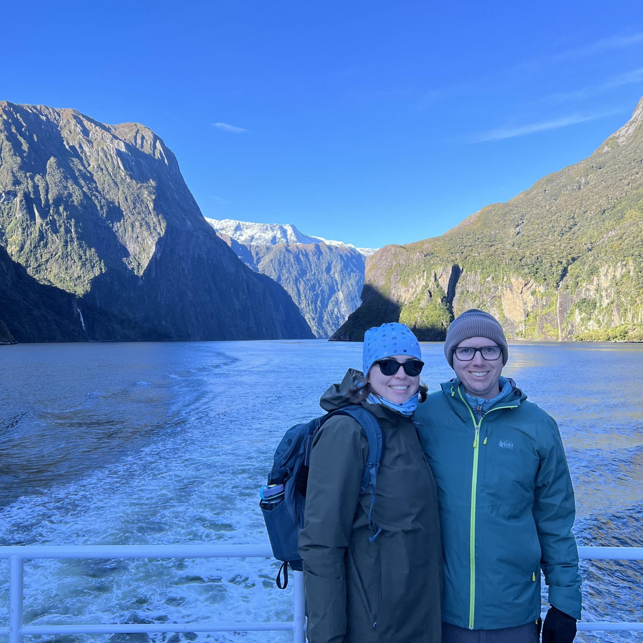 Milford Sound, a fiord in the southwest of New Zealand’s South Island, was a highlight from our travels in 2024. It's known for towering rock faces, rainforests and waterfalls.