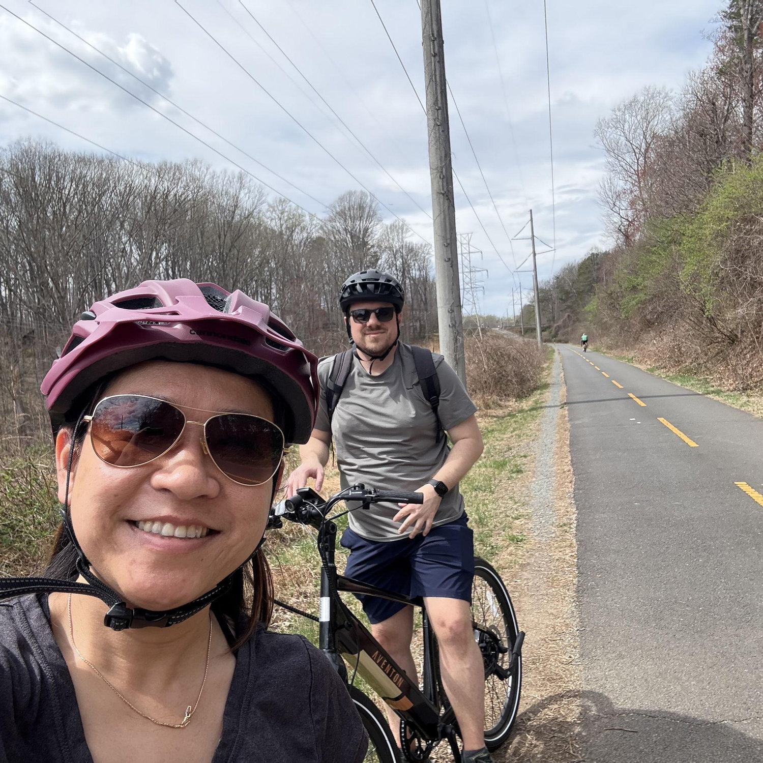 One of our many E-Bike adventures!