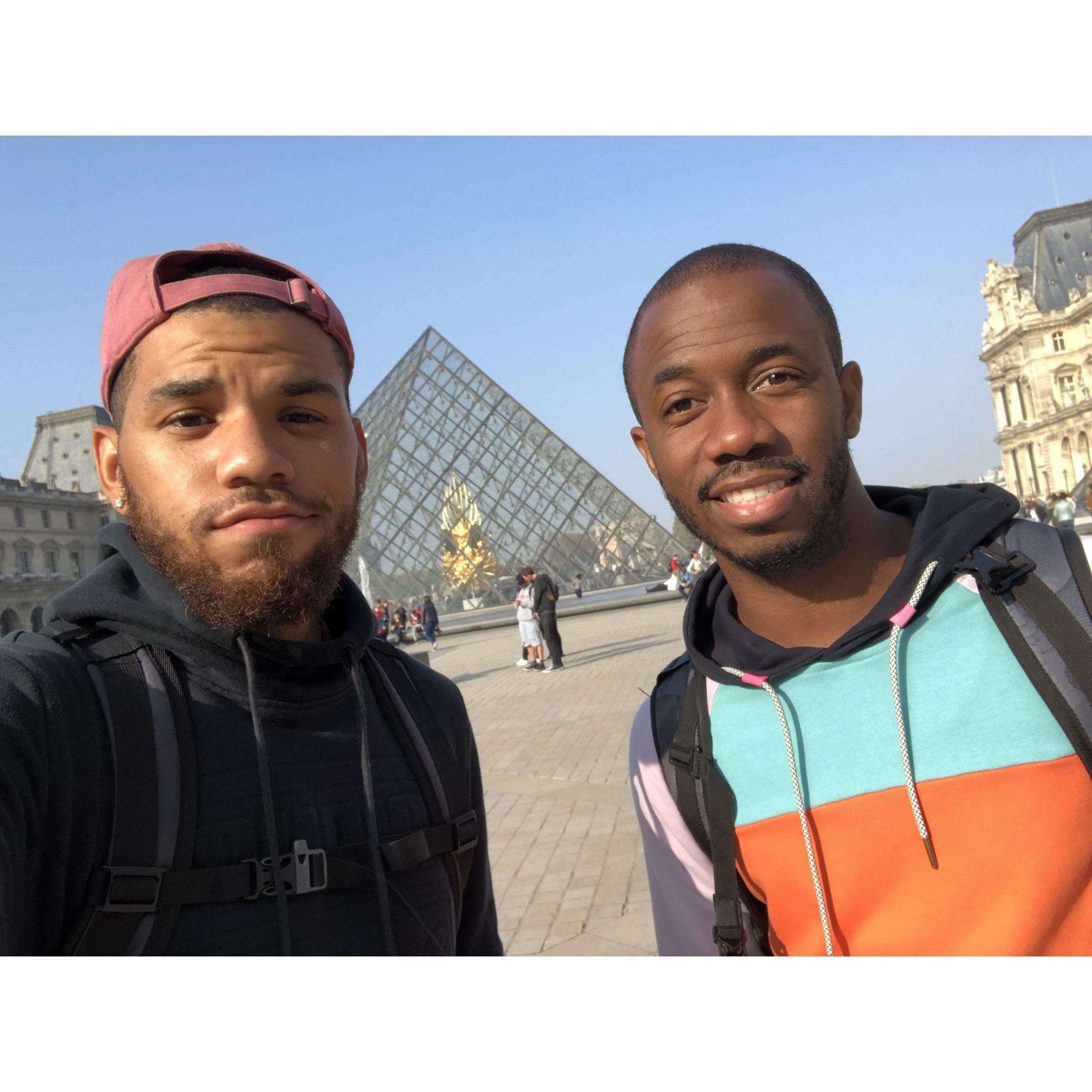 Got to stop in Paris for a day on our way home from the Egypt/Jordan trip! (2018)