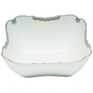 Princess Victoria Light Blue Square Bowl