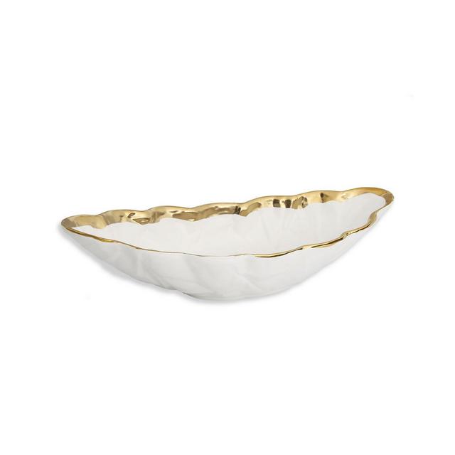 16.75" Leaf Shaped Bowl