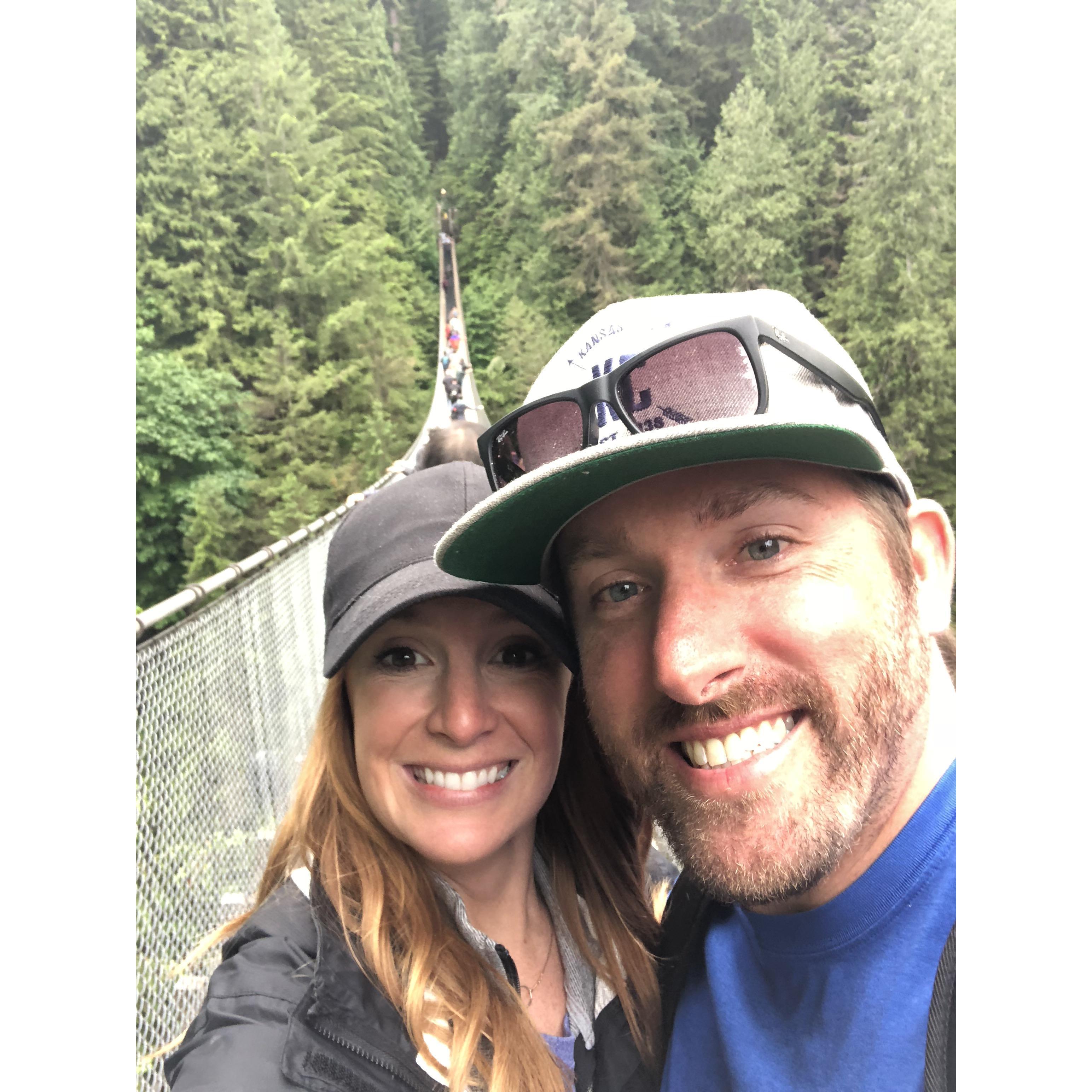 Visiting the Capilano Suspension Bridge in Vancouver