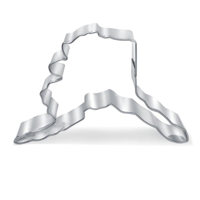 Alaska State 4'' Cookie Cutter Metal School United States Cookie Cutters