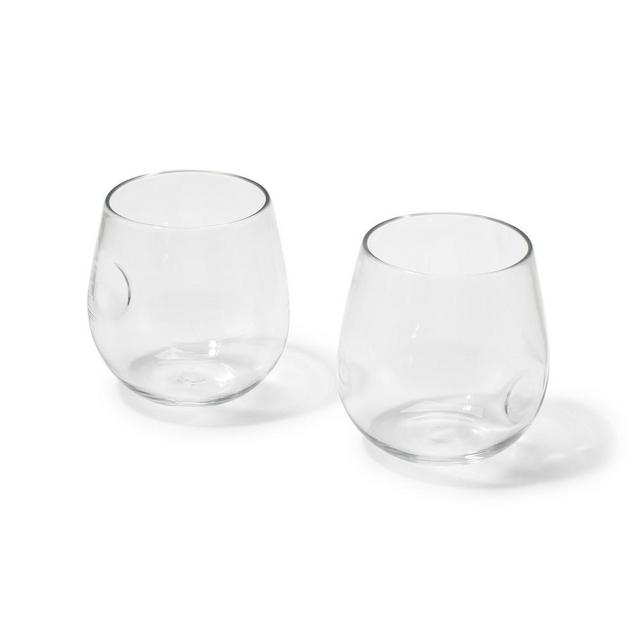 Hand-Blown Red Wine Glass