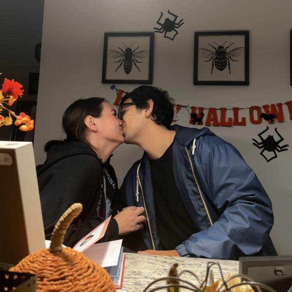 Jeni proposed to Tristan in this photo.