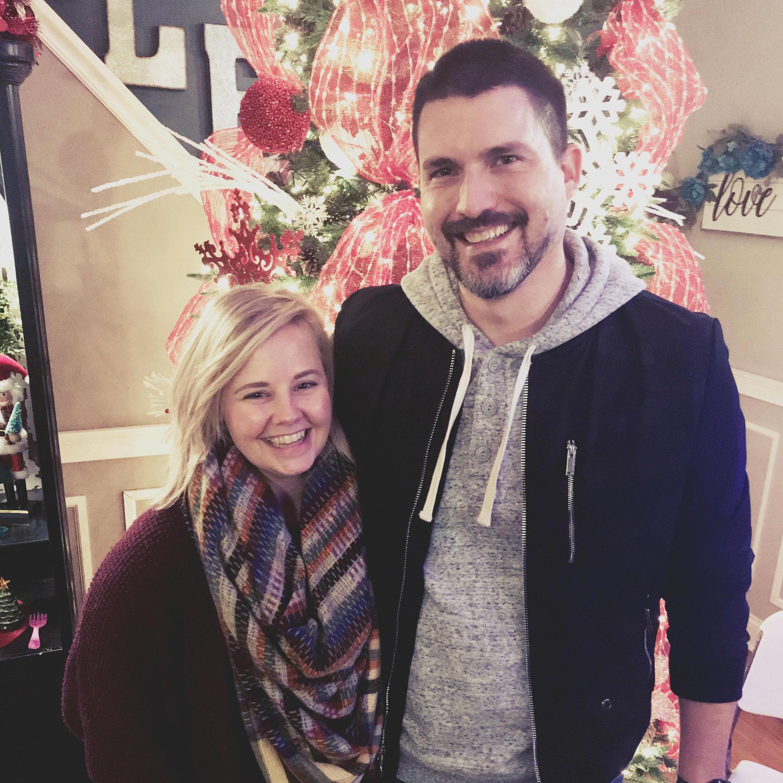 Our first Christmas together.