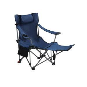 YUHAO Foldable & Portable Camping Chair with 3-Level Reclining Adjustment - Side Pockets, Cup Holder & Carry Bag - Dark Blue This item is not available