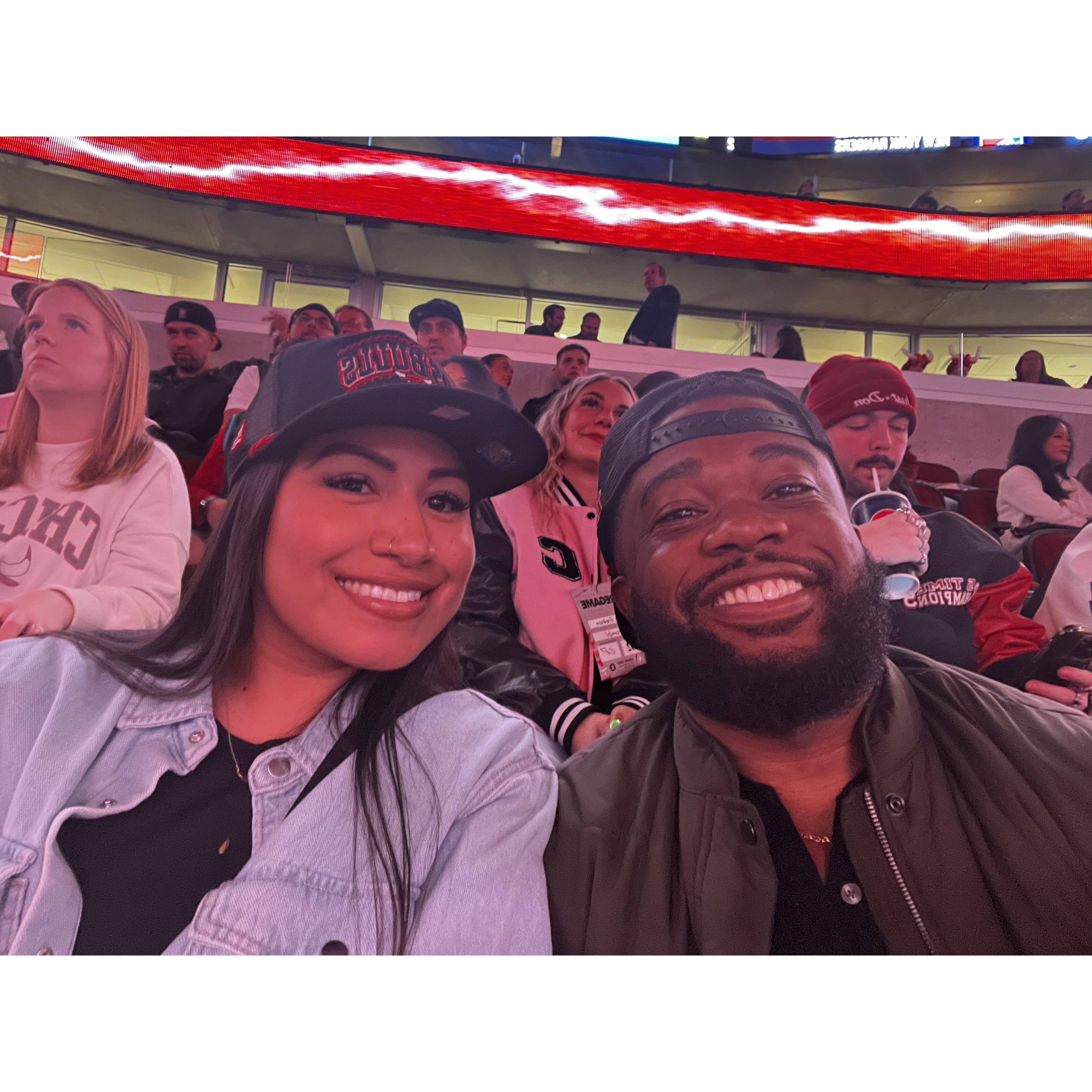 We love watching Sports together.