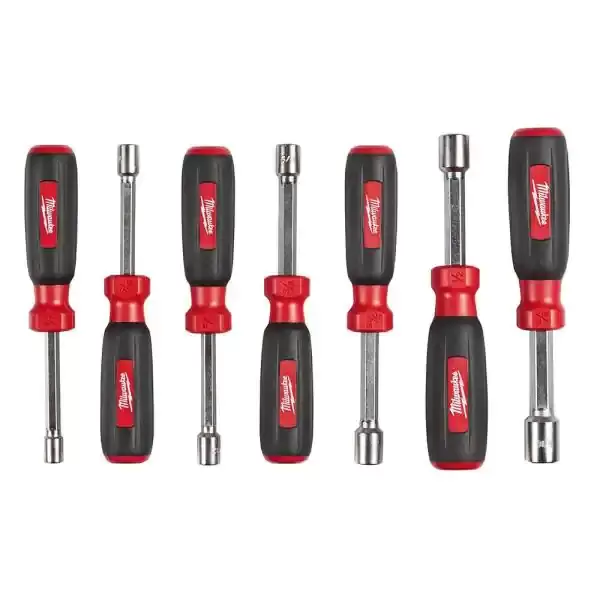 7-Piece SAE Hollow Shaft Nut Driver Set