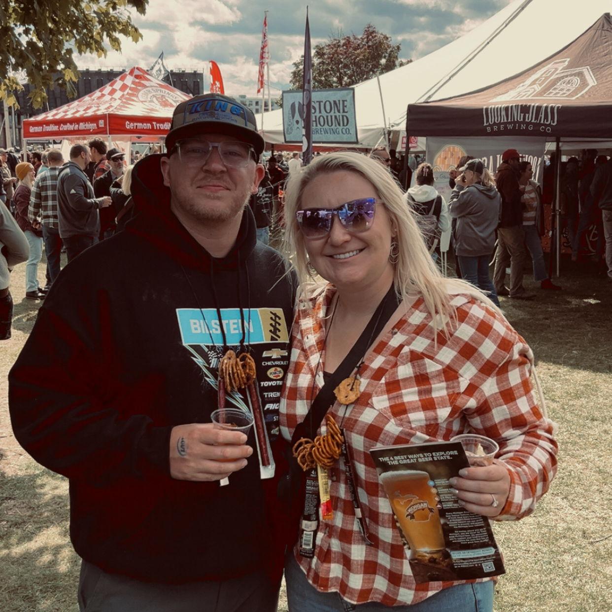 Celebrating Beerfest in Marquette, MI with Danielle & Ryan Bocik