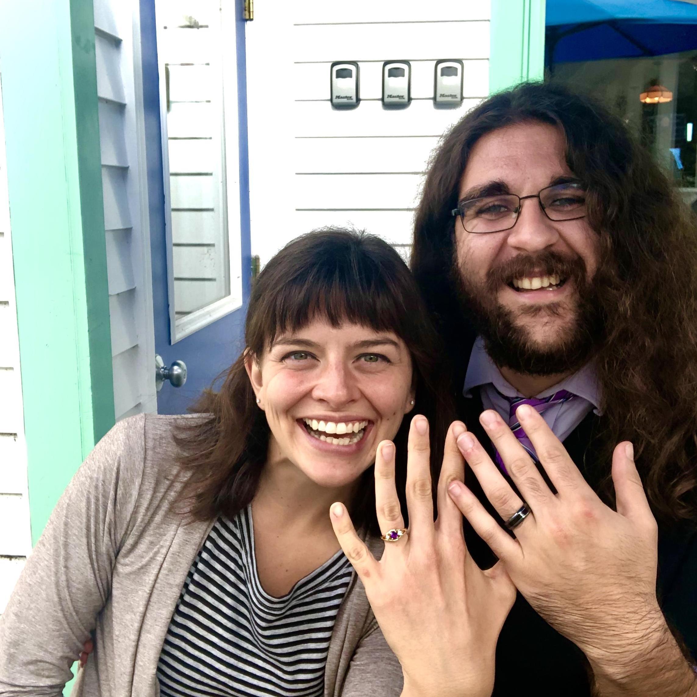We got engaged on Mackinac Island in Michigan's Upper Peninsula on August 21, 2020!