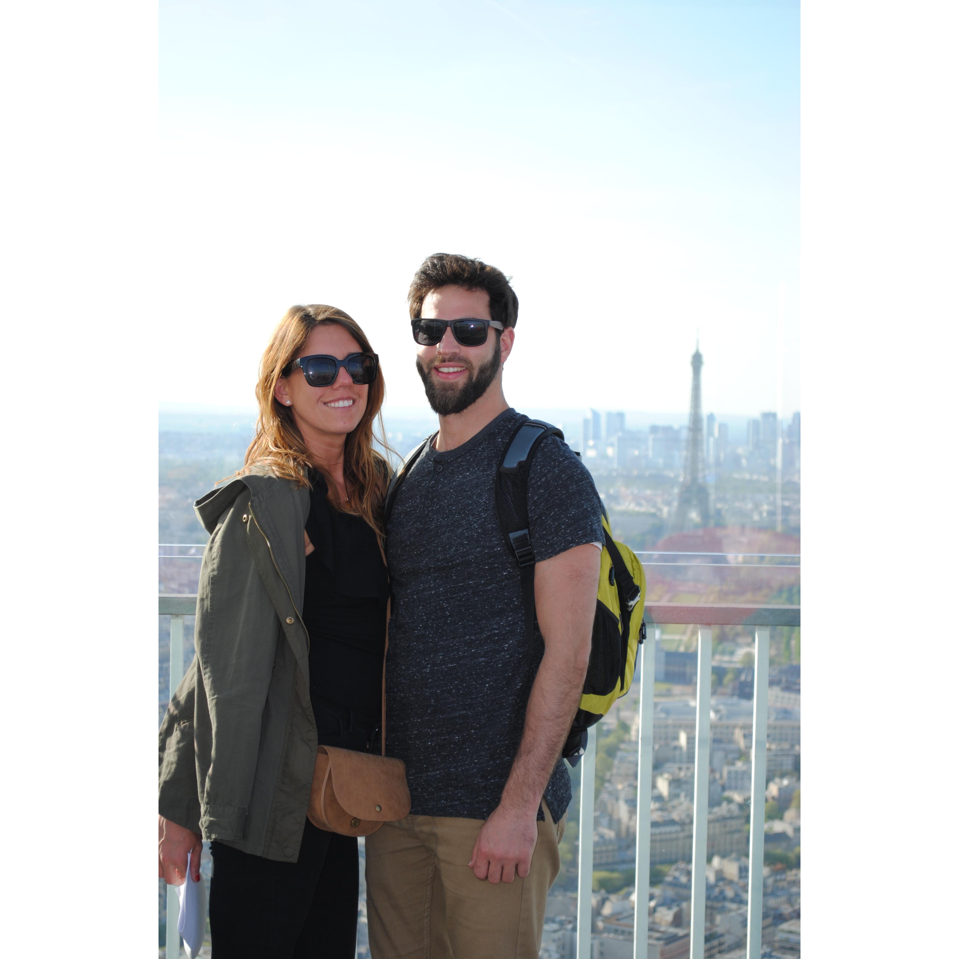 View from the top of Paris