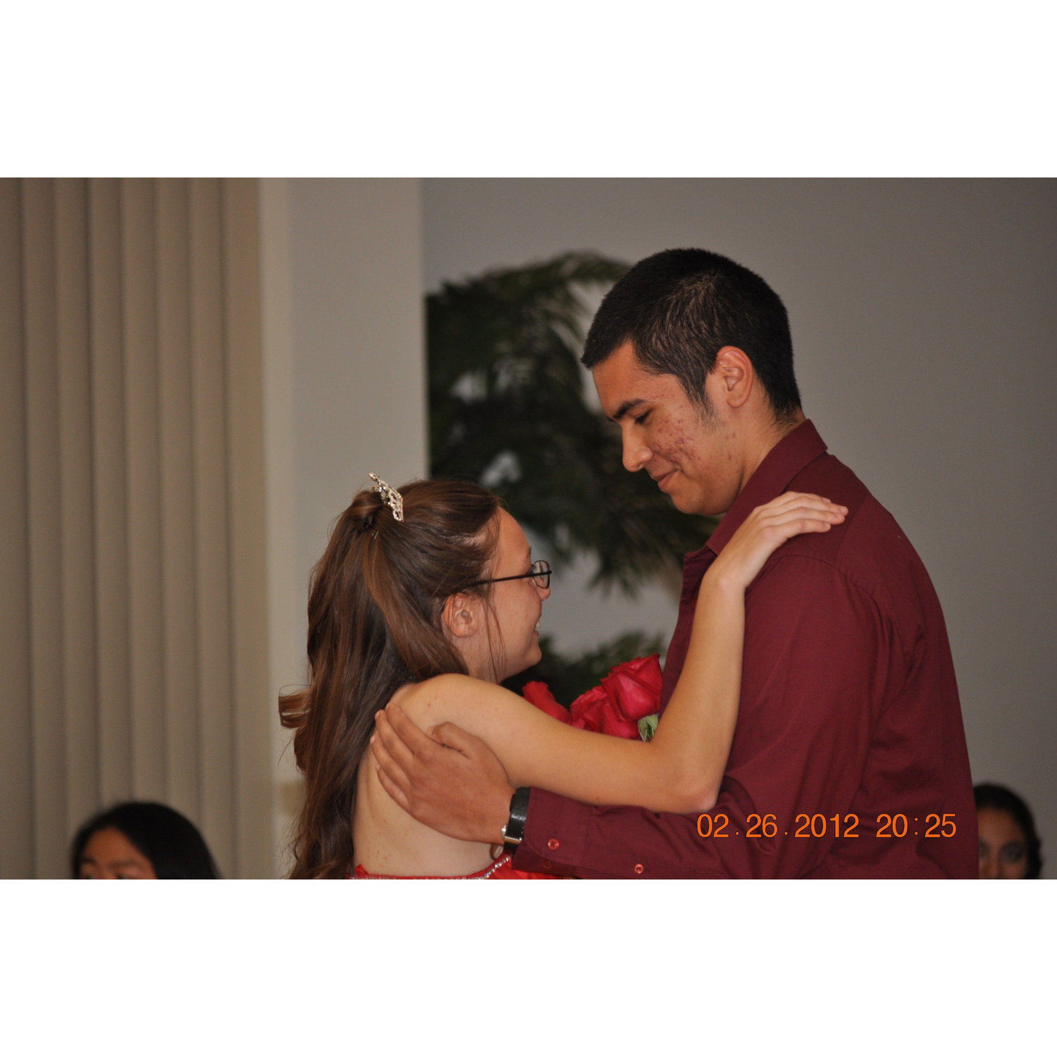 Our first dance (Feb, 2012)