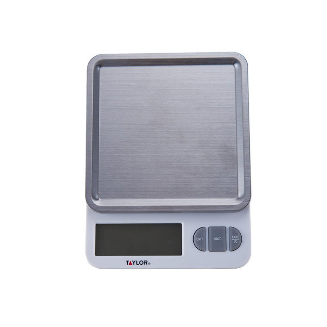 Taylor Digital Kitchen Scale with Removable Stainless Tray Set