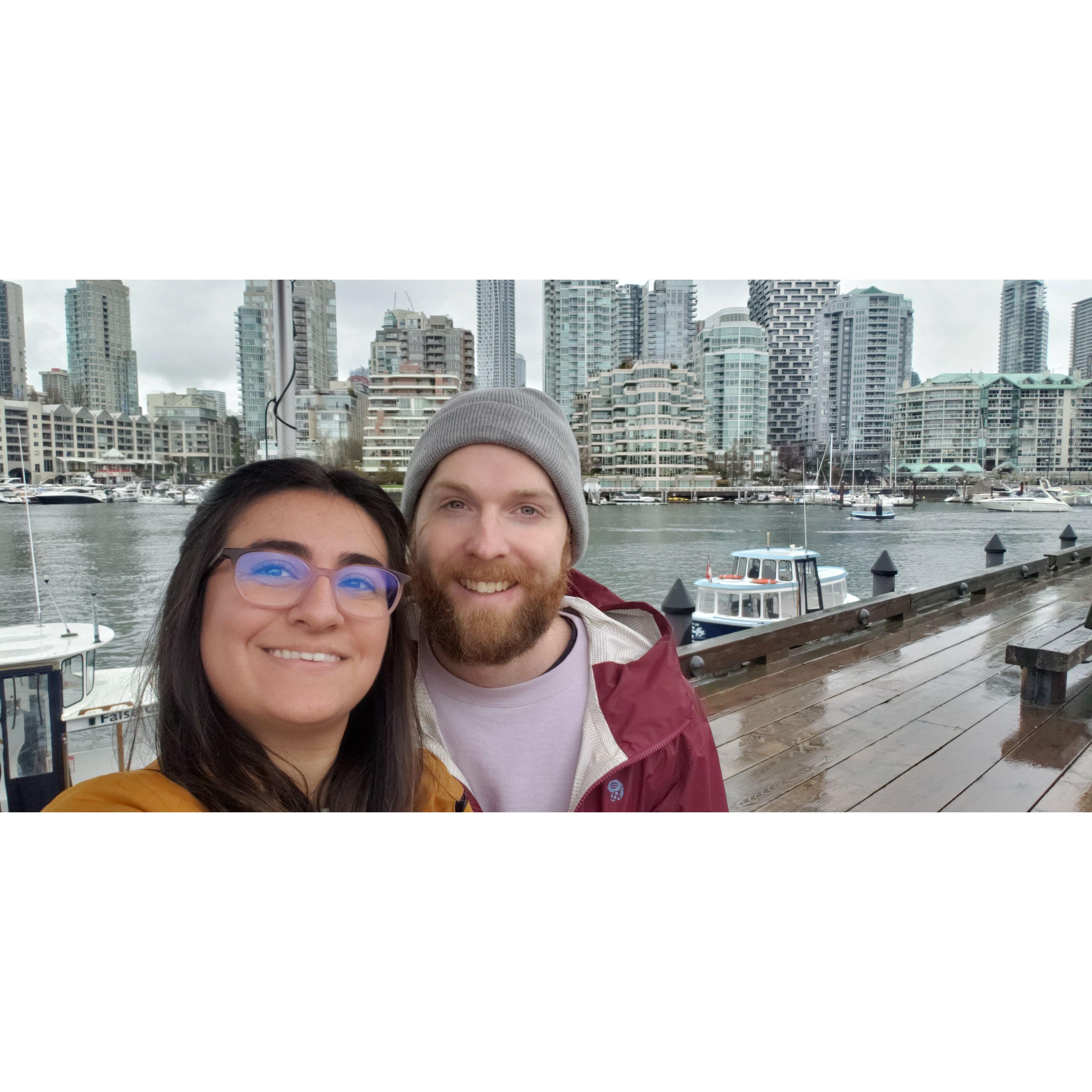 Vancouver BC Skyline from Granville Island - August 2023