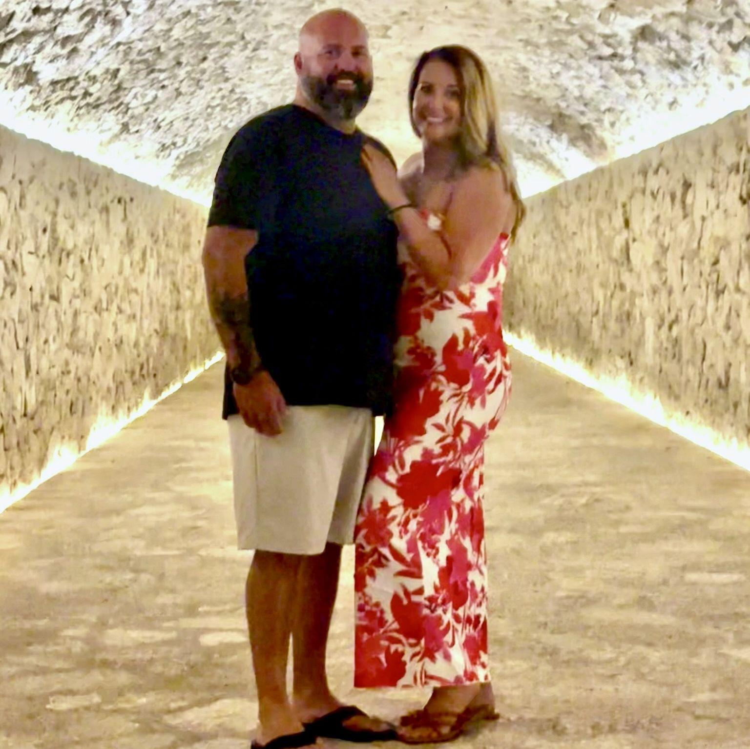Dinner date in Xcaret, Mexico. May, 2025