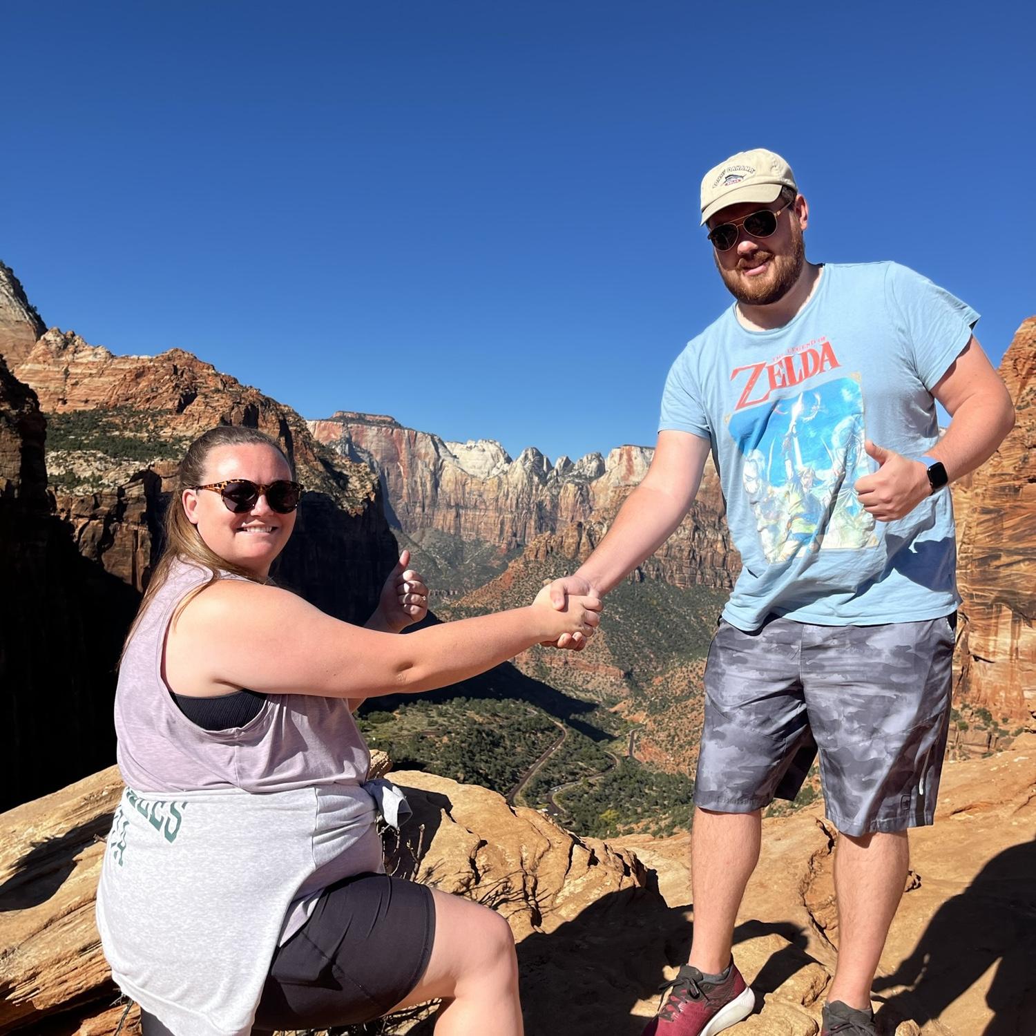 Jeremy’s first trip to Zion!