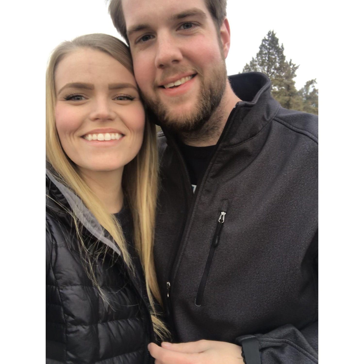 Our first photo together!