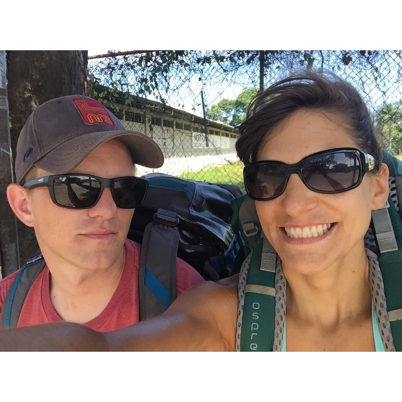 The end of our first international trip together.