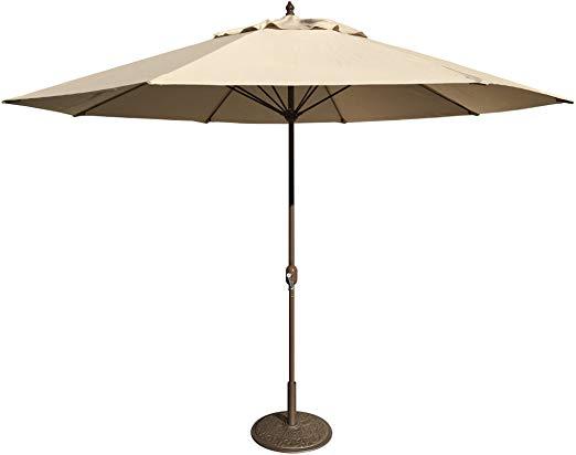 Tropishade 11' Umbrella with Premium Beige Olefin Cover
