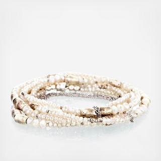 Glass Bead Wrap Bracelet