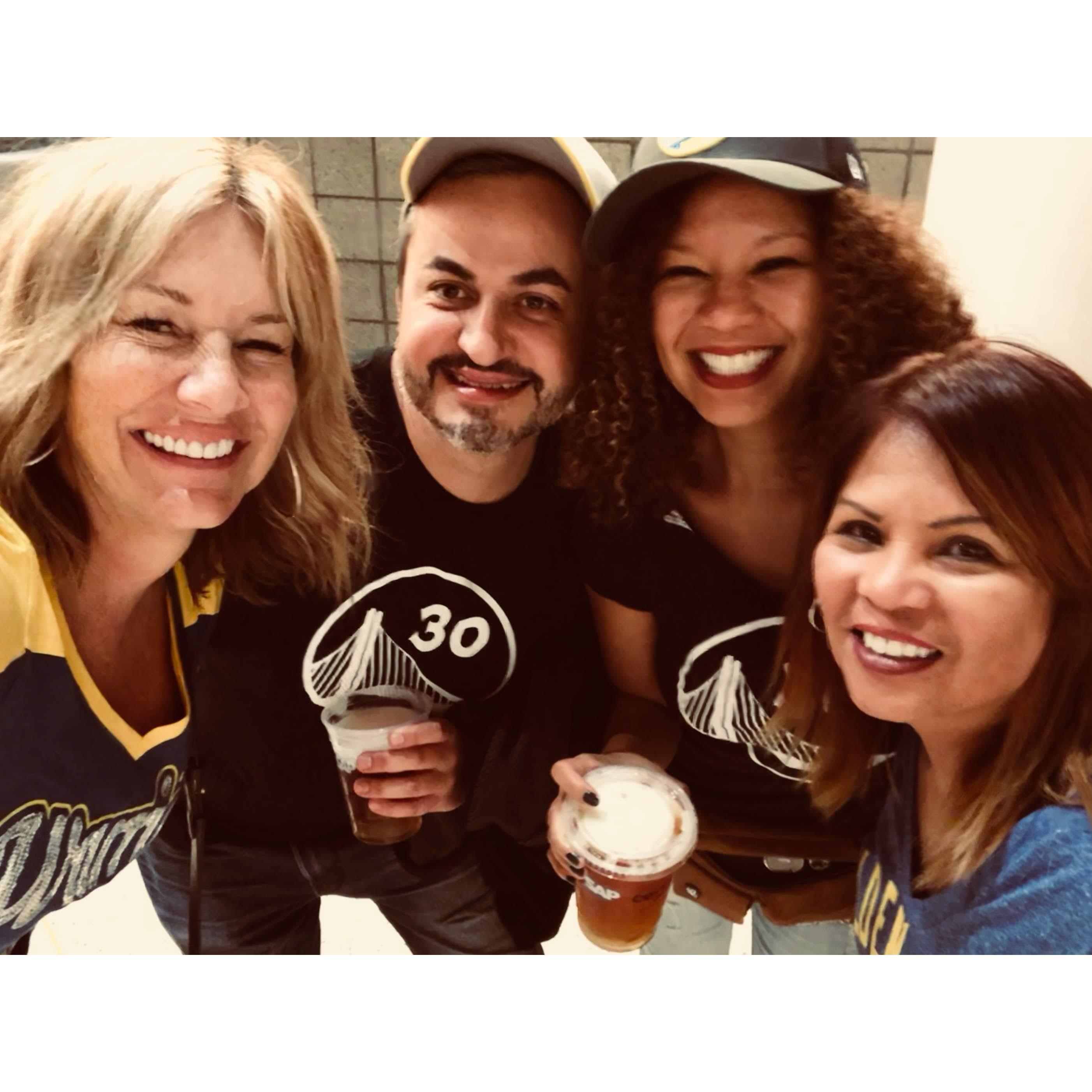 Mike, Mer, Helena, and friend!